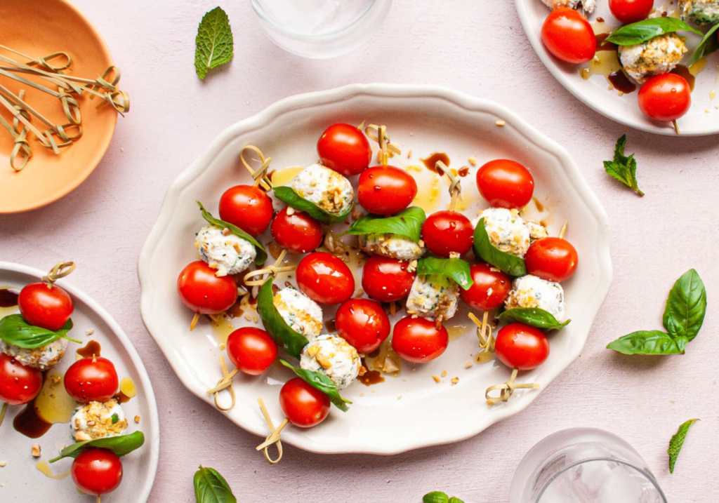 Brochettes Tomate-Feta