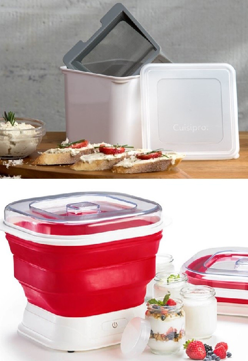 Cuisipro Collapsible Yogurt Maker Red
