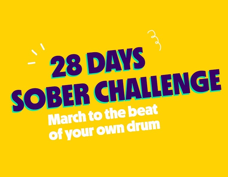 Take Part in the 28 Days Sober Challenge